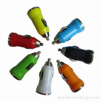USB Car Charger for Smartphone and Tablet PCs with PCB Protection Against Over-heating